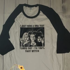 Baseball style tee shirt